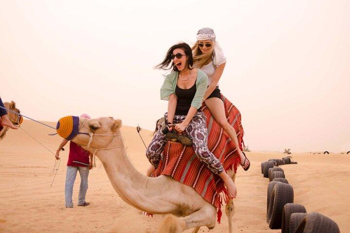 4Hrs Dubai Morning Private 4x4 Jeep Red Desert Safari &Camel Ride