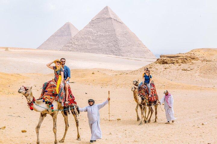 Pyramids of Egypt Day Tour: Giza Pyramids, Sakkara and Dahshur Pyramids