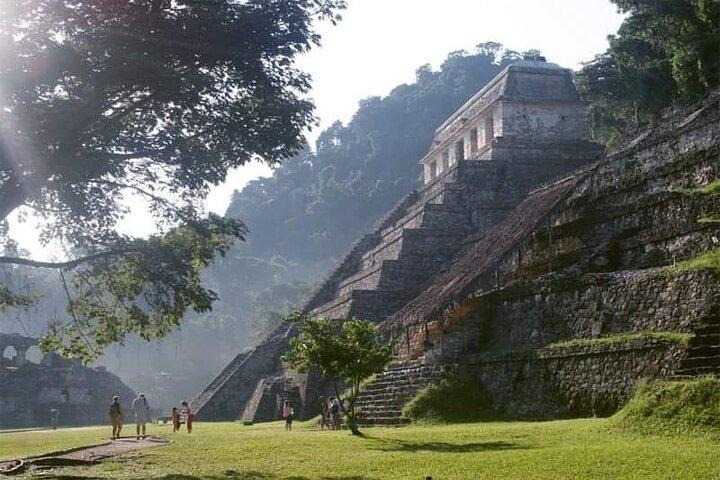 Full Day at Agua Azul Waterfalls, Misol Ha and Palenque