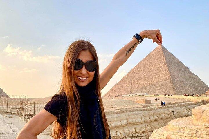 Cairo Layover Tours Giza Pyramids, Sphinx Camel Ride and Lunch Include