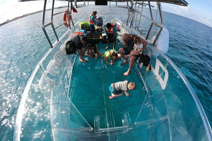 Cozumel ClearBoat Adventure with Snorkeling