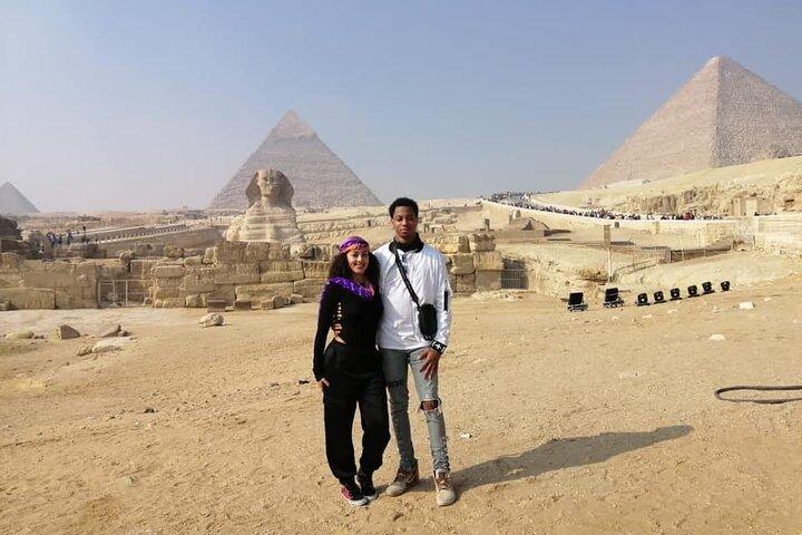 Private Giza Pyramids and Egyptian Museum Tour with Boat Felucca Ride