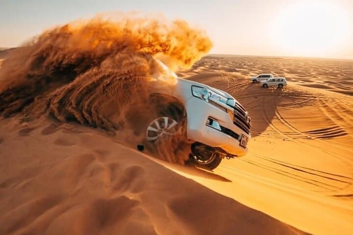Morning Quad Biking & Red Sand Desert Safari , Camel Ride, Sand Boarding