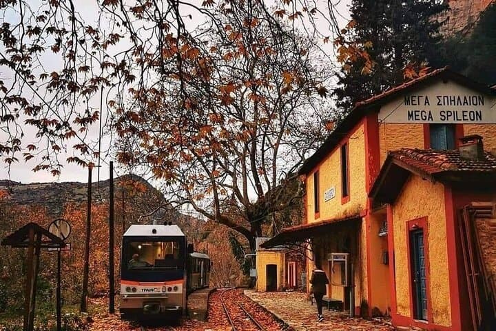 Explore Corinth & Mythical Cave of Lakes, Ride Cog Rail Plus Meal