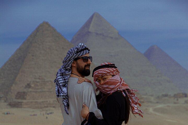 Private Day tour to Giza pyramids Sphinx Memphis & saqqara