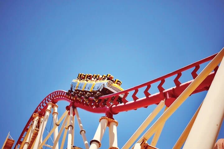 The Big Apple Coaster at New York New York Hotel and Casino