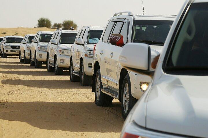 Dubai Desert Safari with Belly Dance, Fire Show and Tanura Show-The Full Package