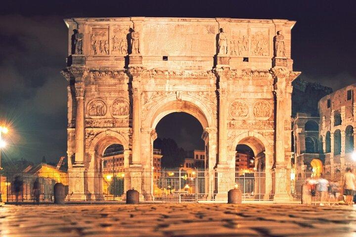 Romantic Rendezvous: Private Night Tour of Rome with Chauffeur