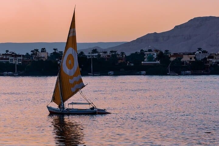 Luxor Nile River Private Felucca Ride at Sunset