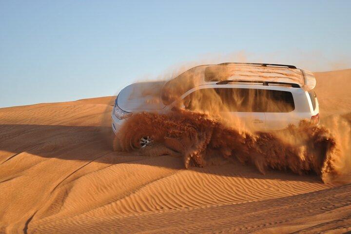 Dubai Morning Desert Safari Dune Bashing & Camel Ride Experience