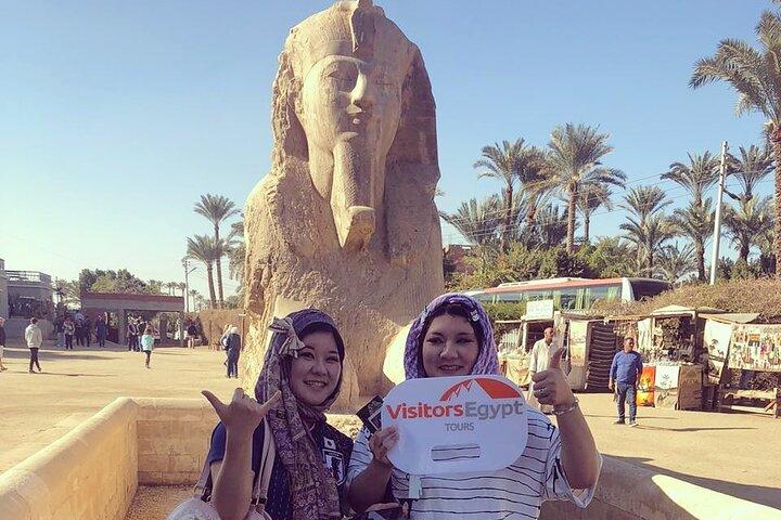 Giza Pyramids, Memphis City, Saqqara pyramids and Dahshur pyramids day Tour