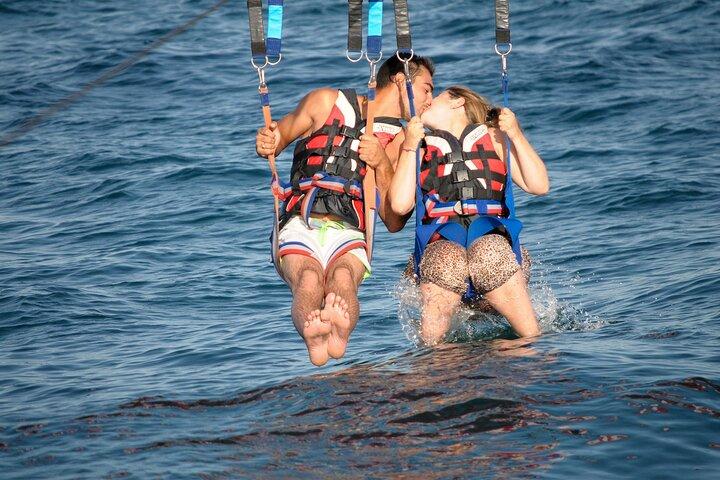 Parasailing from Albufeira Marina by Boat