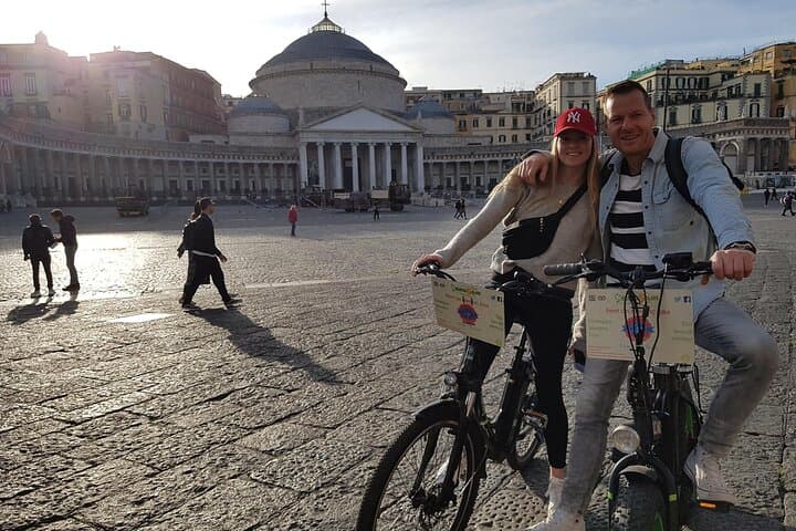 Naples electric bike tour Partenope