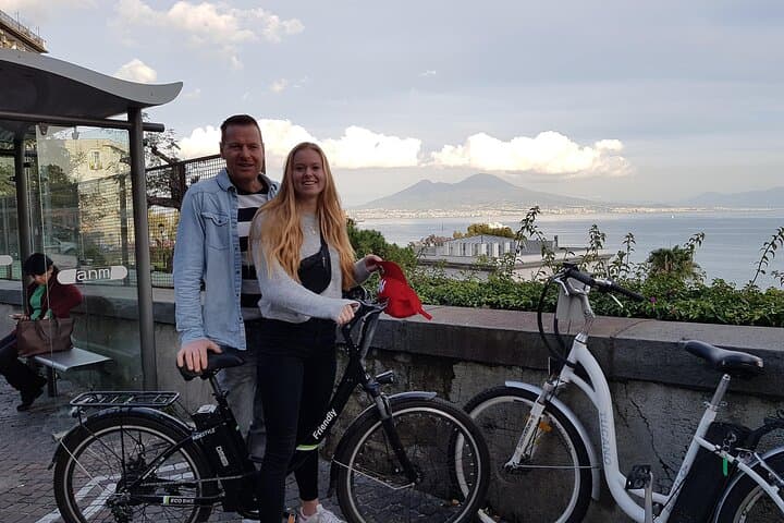 Naples electric bike tour Partenope