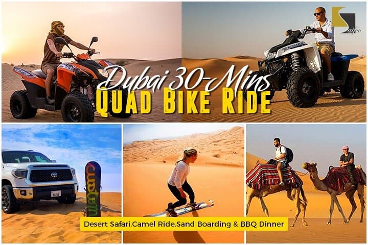 Dubai Red Dunes ATV, Camel Ride, Stargazing & Premium BBQ Dinner