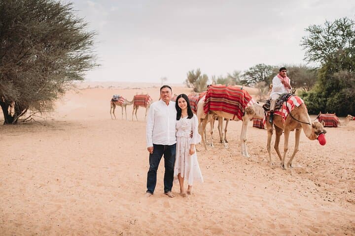 Red Dunes Dubai Desert Safari with Live show, Sandboarding & BBQ