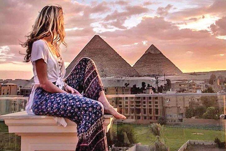 Private tour Giza pyramids and Nile dinner cruise from Giza and Cairo hotels