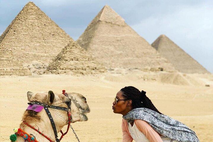 Private Tour Half-Day Giza pyramids ,sphinx , Valley temple ,Camel ride ,lunch