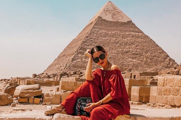Private Tour Giza Pyramids, Sphinx, Lunch , 60min Quadbike ATV , camel ride