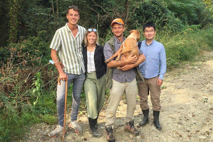 Truffle hunt and Barolo wine tasting
