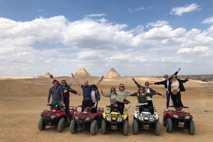 Desert Safari by ATV Bike Around the Pyramids