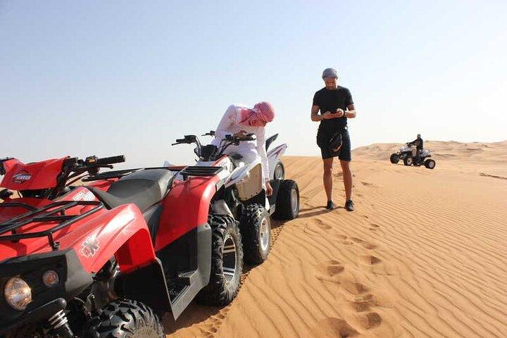 Quad Bike Safari in the Dubai Desert with BBQ Dinner