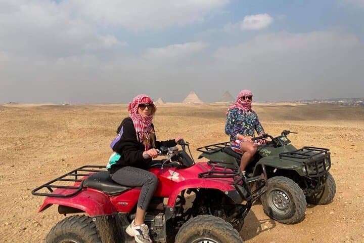 Private ATV Quad Bike Tour at the Pyramids