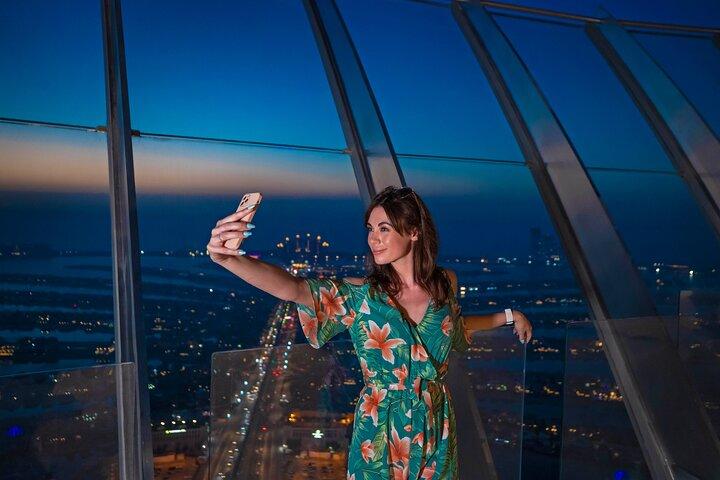 Coffee at The View at The Palm, Dubai –Observatory Deck, Level 52
