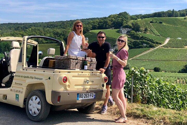 Guided tour of the Aÿ vineyard and Champagne tasting