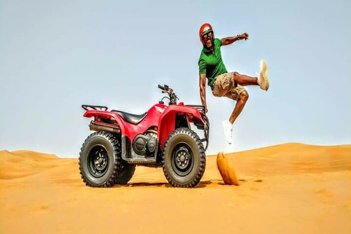 Dubai Desert Safari With Camp Activities and ATV Self Drive Quad Bike