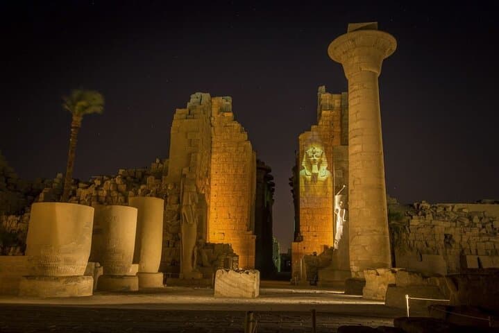 Luxor Sound and Light Show at Karnak Temple in Luxor