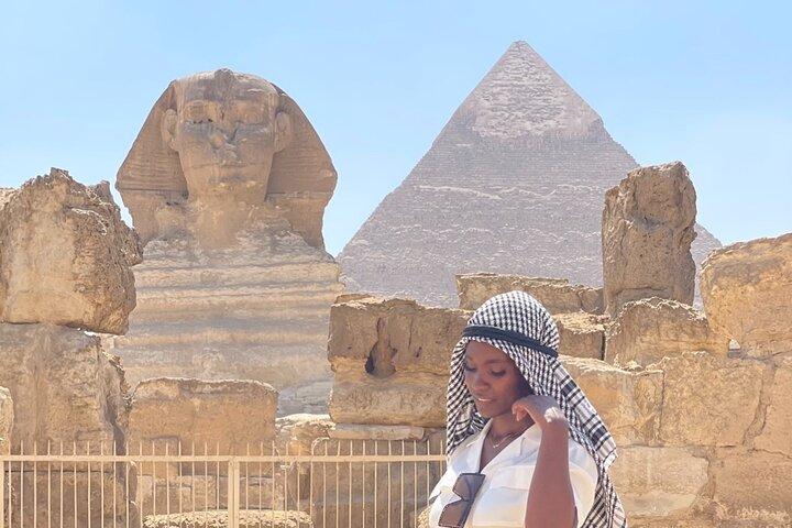 Full-Day Tour From Cairo: Giza Pyramids, Sphinx, Memphis, and Saqqara