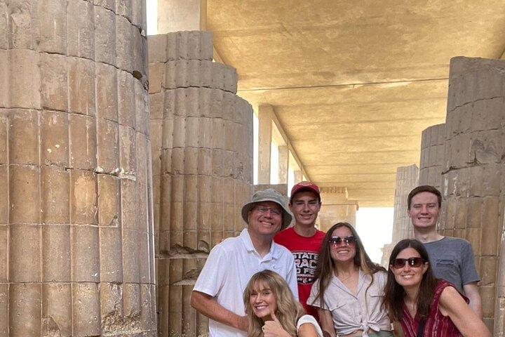 Private Day Tour to Giza Pyramids, Great Sphinx , Memphis and Sakkara