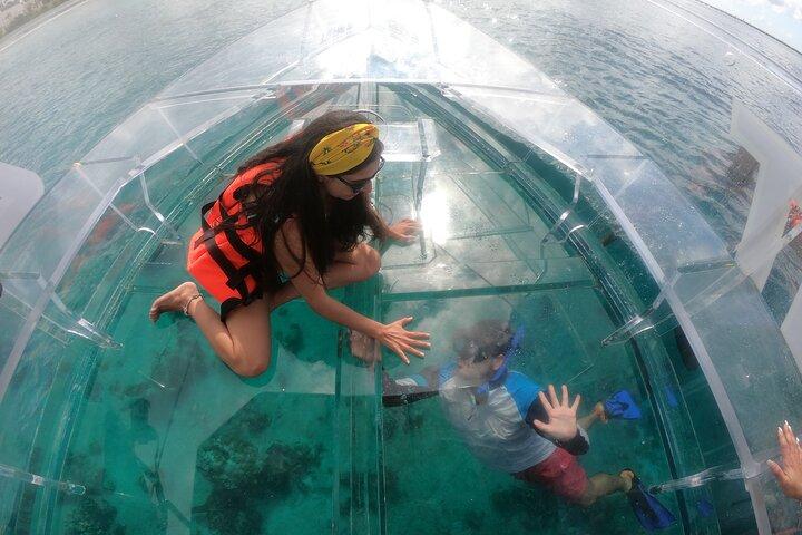 Cozumel ClearBoat Adventure with Snorkeling