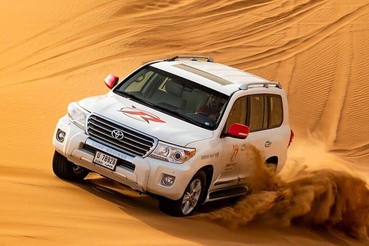 VIP Evening Desert Safari with Camel Ride & BBQ Dinner–Shared Car