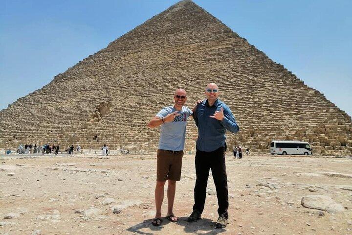 Giza Pyramids, Sphinx Private Tour from Airport and Drop off at Airport
