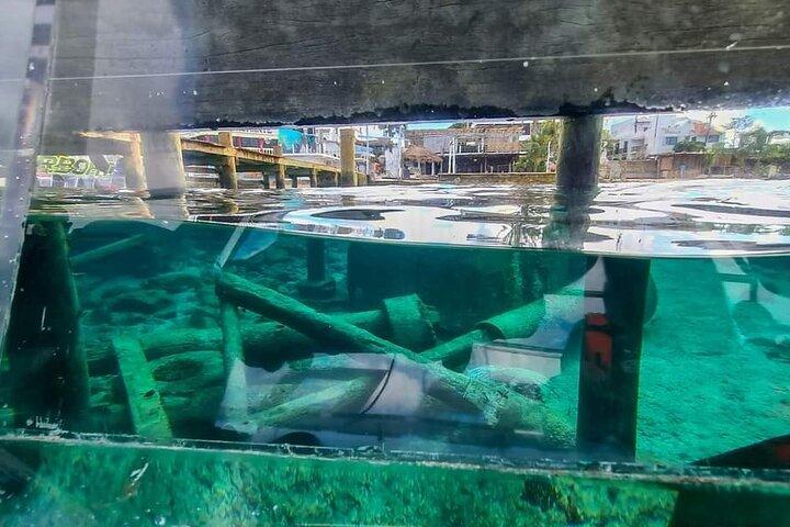 Transparent Boating and Snorkeling Tour in Cozumel All Inclusive