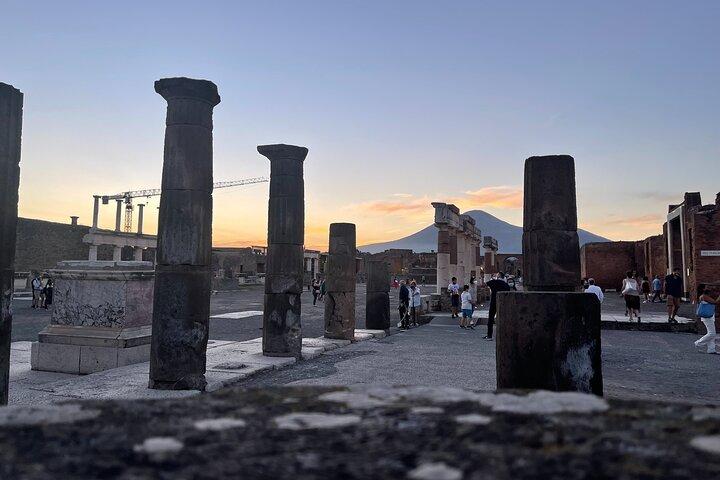 Pompeii & Vesuvius with Lunch & Wine Tasting from Amalfi Coast