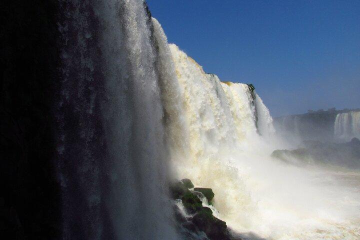 Iguassu Falls on the Brazilian Side: Macuco Safari, Helicopter Flight, Bird Park