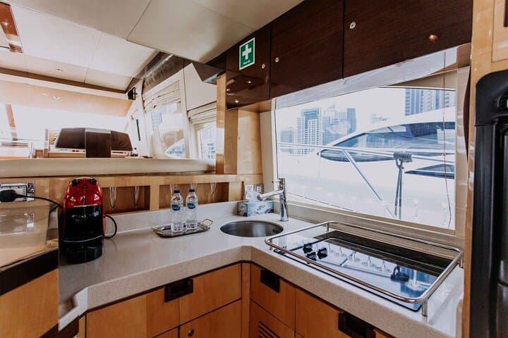 Yacht Trip Dubai : Book 56 ft Premium Yacht up to 21 people