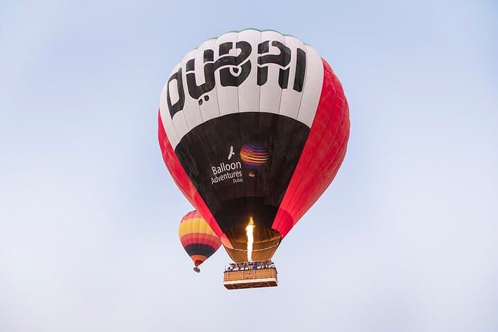 Enjoy Dubai Beautiful Desert Hot Air Ballon&Falcon Show and Camel