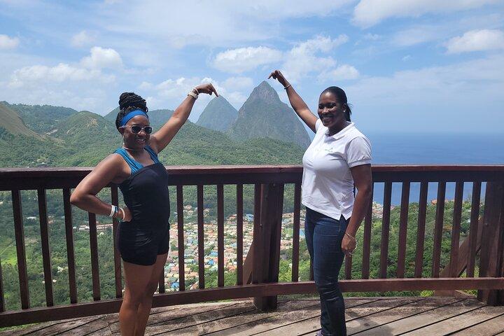Private St Lucia Drive-In Volcano, Mud Bath & Waterfall