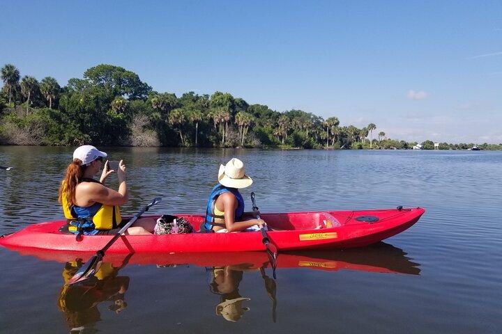 Indian River Clear Bottom Kayak or Paddleboarding Manatee and Dolphin Tour