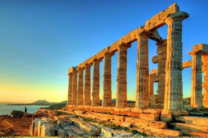 Private Tour with the Best Sunset at Sounion and Vouliagmeni Lake