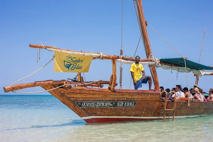Full-Day Blue Lagoon and Sandbank Boat Tour from Zanzibar ( Safari blue)