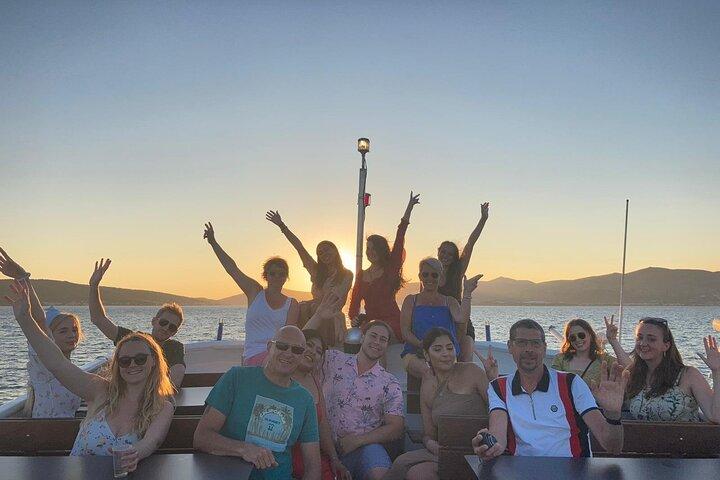 Split Riviera Panoramic Sunset Cruise with Summer Vibes on Boat