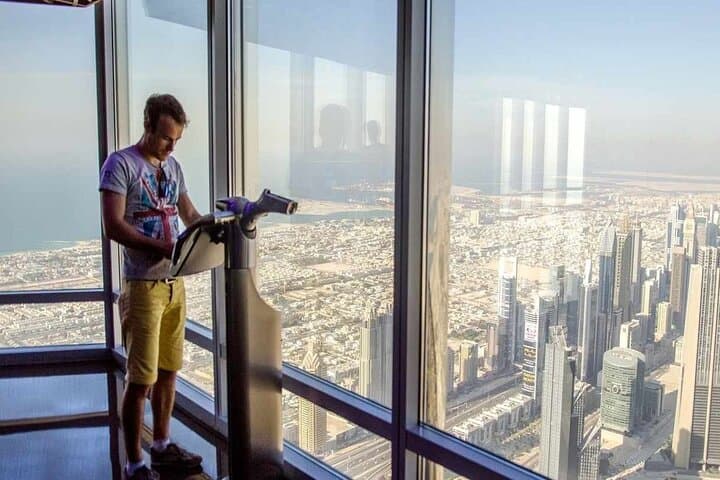Burj Khalifa At The Top & Underwater Zoo Aquarium with Transfer