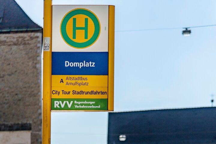 City tour through Regensburg with the little train