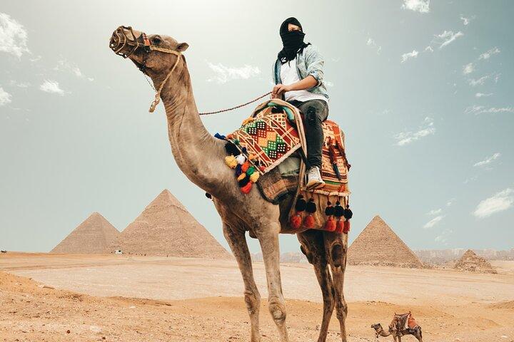 Day Tour To Giza Pyramids With Camel Ride And Egyptian Museum In Cairo