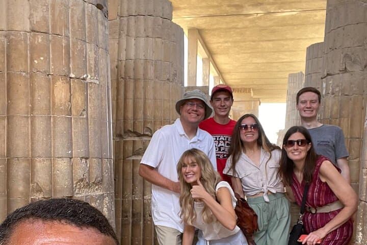 Cairo : Pyramids World Day Tour Sakkara , Memphis & Dahshur Red and Bent Pyramid